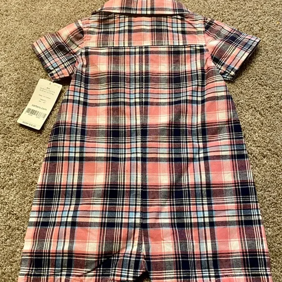 NEW • 5pc Baby Boys Lot • 6mo • Short Sets & Romper - Picture 7 of 10